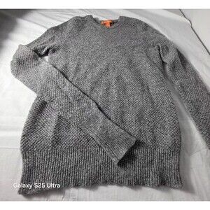 Joe Fresh Gray Womans Sweater Lambs Wool XS/TP Preppy Academia Career Minimalist